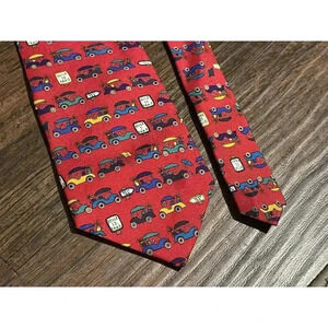 Alynn Neckwesr Red‎ Golf Tie Silk